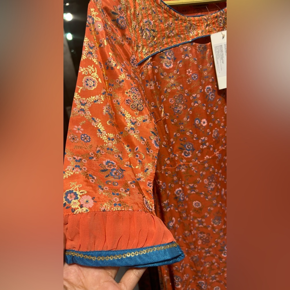 Orange kurti - Picture 6 of 14